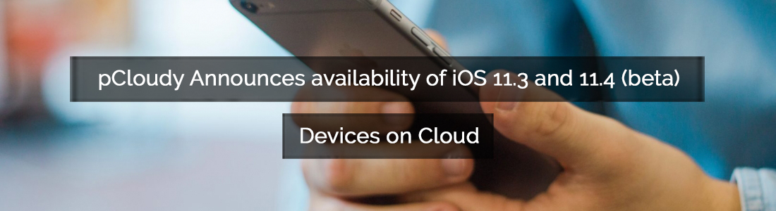 iOS version 11.3 and 11.4