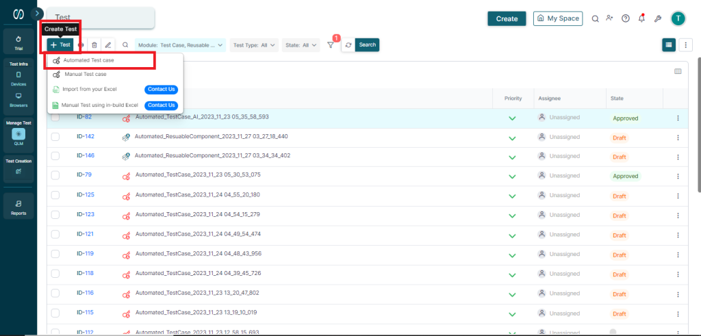 How to create automated tests in pcloudy