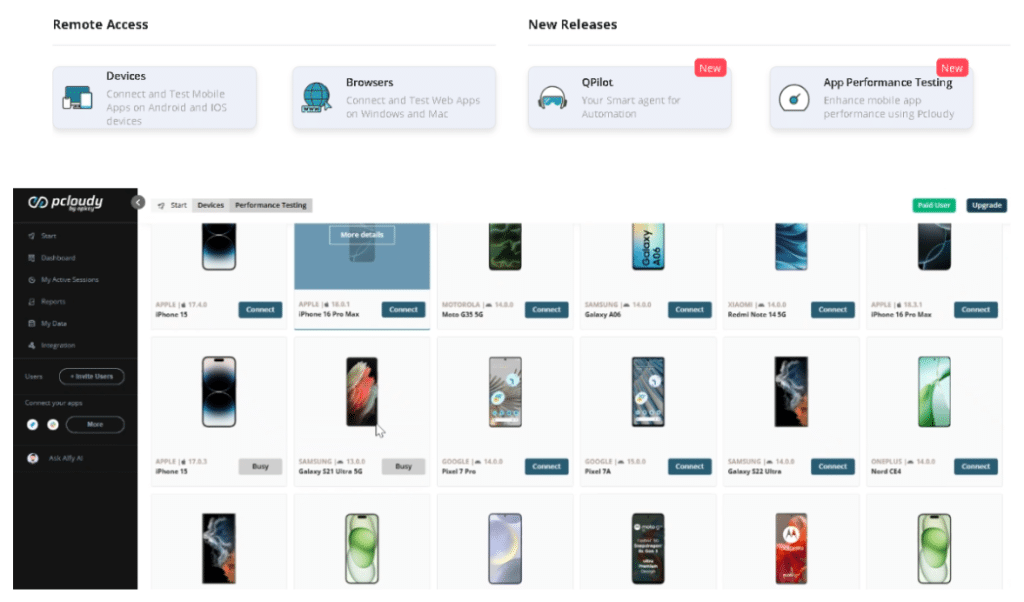 performance testing module